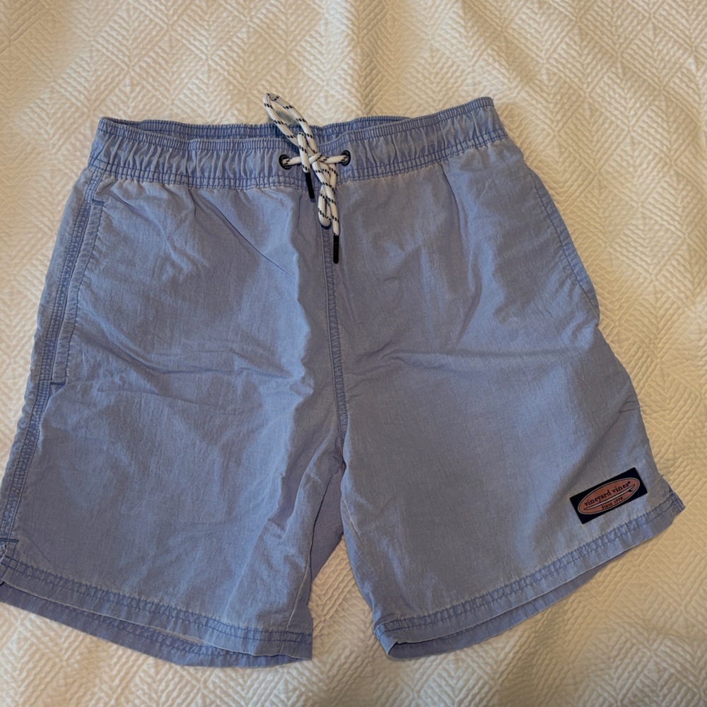 Vineyard vines- Light Blue Swim Trunks with Rope Drawstring